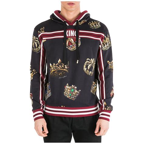 dolce gabbana hoodie black|dolce and gabbana sweatsuit.